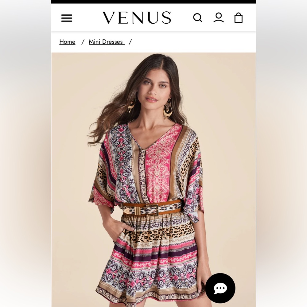 Venus mini dress. Has never been worn.